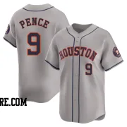 Men's Houston Astros Hunter Pence Limited Gray Away Jersey