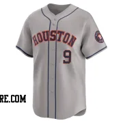 Men's Houston Astros Hunter Pence Limited Gray Away Jersey