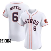 Men's Houston Astros Jake Meyers Elite White Home Jersey