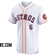 Men's Houston Astros Jake Meyers Elite White Home Jersey