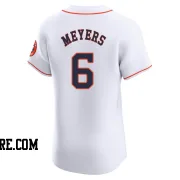 Men's Houston Astros Jake Meyers Elite White Home Jersey