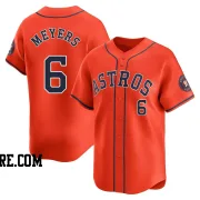 Men's Houston Astros Jake Meyers Limited Orange Alternate Jersey