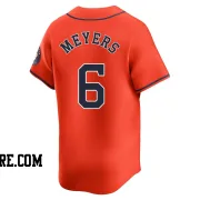 Men's Houston Astros Jake Meyers Limited Orange Alternate Jersey