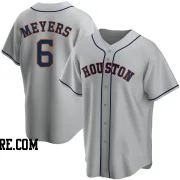 Men's Houston Astros Jake Meyers Replica Gray Road Jersey