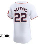 Men's Houston Astros Jason Heyward Elite White Home Jersey