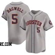 Men's Houston Astros Jeff Bagwell Limited Gray Away Jersey