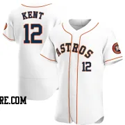 Men's Houston Astros Jeff Kent Authentic White Home Jersey