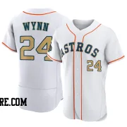 Men's Houston Astros Jimmy Wynn Authentic Gold White 2023 Collection Jersey