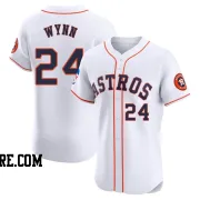 Men's Houston Astros Jimmy Wynn Elite White Home Patch Jersey