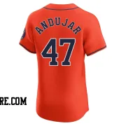 Men's Houston Astros Joaquin Andujar Elite Orange Alternate Vapor Premier Jersey