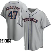 Men's Houston Astros Joaquin Andujar Replica Gray Road Jersey