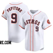 Men's Houston Astros Joe Pepitone Limited White Home Jersey