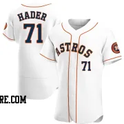 Men's Houston Astros Josh Hader Authentic White Home Jersey