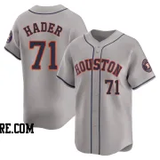 Men's Houston Astros Josh Hader Limited Gray Away Jersey