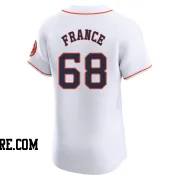 Men's Houston Astros J.P. France Elite White Home Jersey