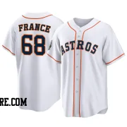 Men's Houston Astros J.P. France Replica White 2022 World Series Home Jersey