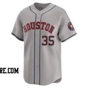 Men's Houston Astros Justin Verlander Limited Gray Away Jersey