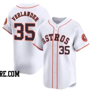 Men's Houston Astros Justin Verlander Limited White Home Jersey