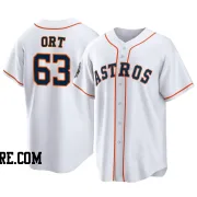 Men's Houston Astros Kaleb Ort Replica White 2022 World Series Home Jersey