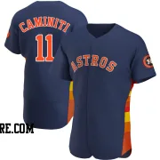 Men's Houston Astros Ken Caminiti Authentic Navy Alternate Jersey