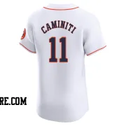 Men's Houston Astros Ken Caminiti Elite White Home Jersey