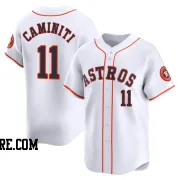 Men's Houston Astros Ken Caminiti Limited White Home Jersey