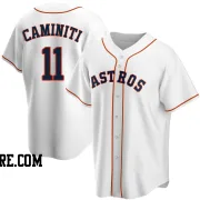 Men's Houston Astros Ken Caminiti Replica White Home Jersey