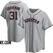 Men's Houston Astros Kendall Graveman Replica Gray Road Jersey