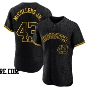 Men's Houston Astros Lance Mccullers Jr. Authentic Black Snake Skin City Jersey