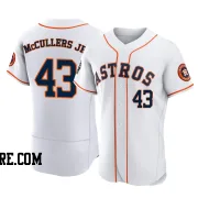 Men's Houston Astros Lance Mccullers Jr. Authentic White Lance McCullers Jr. 2022 World Series Home Jersey