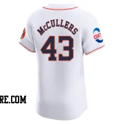 Men's Houston Astros Lance Mccullers Jr. Elite White Lance McCullers Jr. Home Patch Jersey