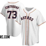 Men's Houston Astros Luis Contreras Replica White Home Jersey