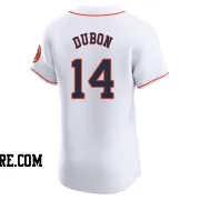 Men's Houston Astros Mauricio Dubon Elite White Home Jersey