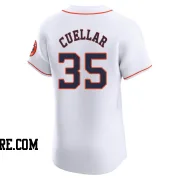 Men's Houston Astros Mike Cuellar Elite White Home Jersey