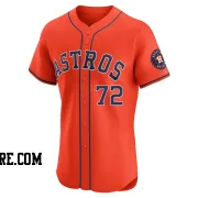 Men's Houston Astros Nick Hernandez Elite Orange Alternate Vapor Premier Jersey