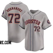 Men's Houston Astros Nick Hernandez Limited Gray Away Jersey