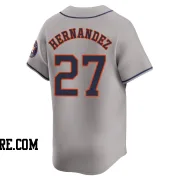 Men's Houston Astros Nick Hernandez Limited Gray Away Jersey