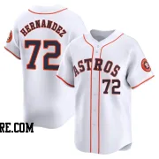 Men's Houston Astros Nick Hernandez Limited White Home Jersey