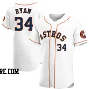 Men's Houston Astros Nolan Ryan Authentic White Home Jersey