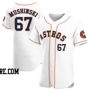 Men's Houston Astros Parker Mushinski Authentic White Home Jersey