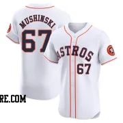 Men's Houston Astros Parker Mushinski Elite White Home Jersey