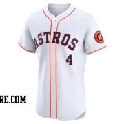 Men's Houston Astros Pedro Leon Elite White Home Jersey