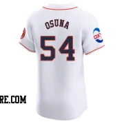 Men's Houston Astros Roberto Osuna Elite White Home Patch Jersey