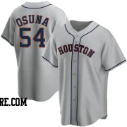 Men's Houston Astros Roberto Osuna Replica Gray Road Jersey