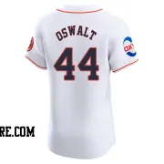 Men's Houston Astros Roy Oswalt Elite White Home Patch Jersey