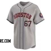 Men's Houston Astros Ryan Gusto Limited Gray Away Jersey