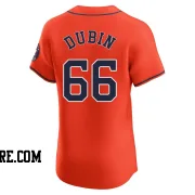 Men's Houston Astros Shawn Dubin Elite Orange Alternate Vapor Premier Jersey