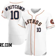 Men's Houston Astros Shay Whitcomb Authentic White Home Jersey