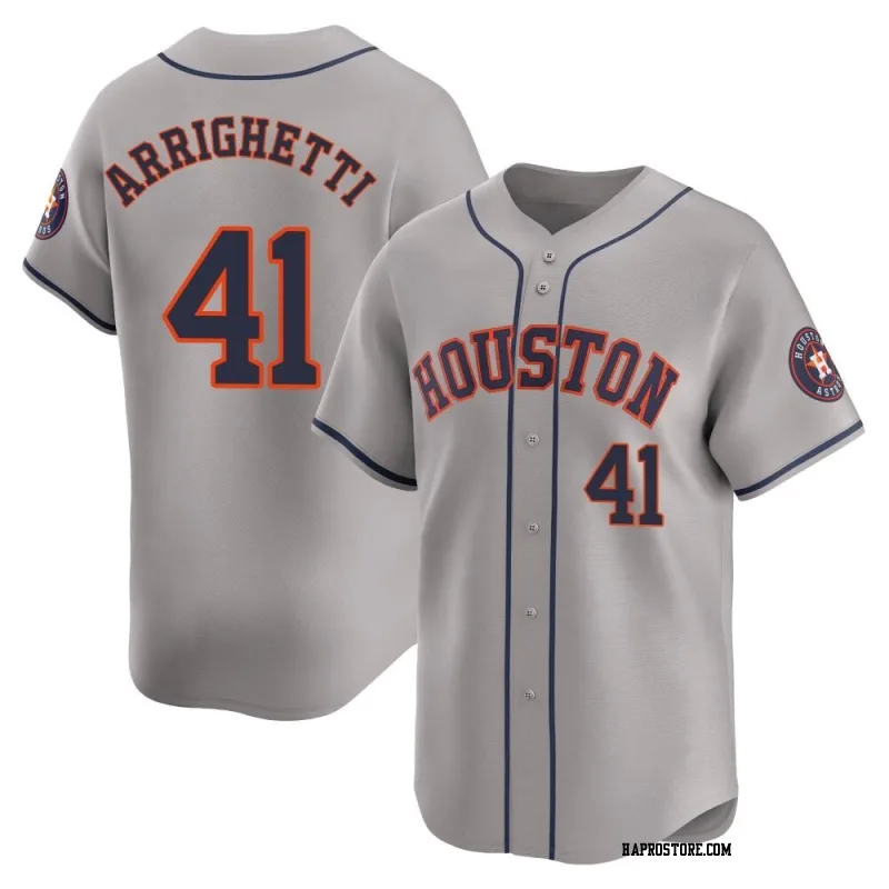 Men's Houston Astros Spencer Arrighetti Limited Gray Away Jersey