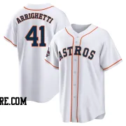 Men's Houston Astros Spencer Arrighetti Replica White 2022 World Series Champions Home Jersey